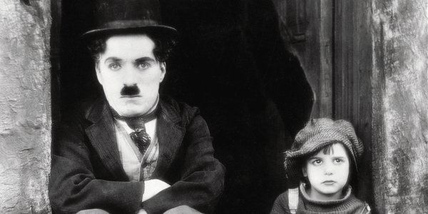 Still image from Charlie Chaplin's "The Kid"